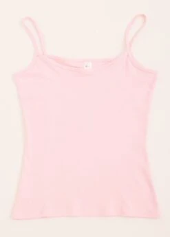 Vest - Cotton Jersey In Navy, White & Pink -Fashion Pajama Shop pink cotton vest 5