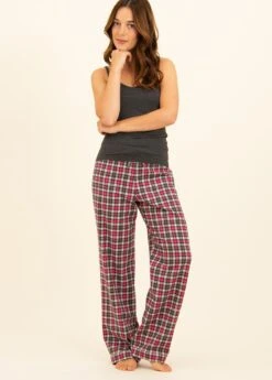 Raspberry Ripple Organic Pyjama Trousers -Fashion Pajama Shop pink organic brushed cotton pj bottoms rr2