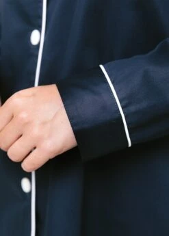 Midnight Moon Pyjamas -Fashion Pajama Shop piped pyjamas mm