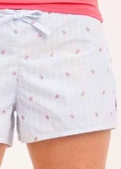 Breakfast In Bed (Blue) Pyjama Shorts