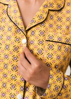 Halcyon Days Pyjamas -Fashion Pajama Shop real shell button hd