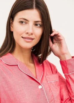 Strawberry Crush Red Pyjamas -Fashion Pajama Shop red cotton pyjamas 1