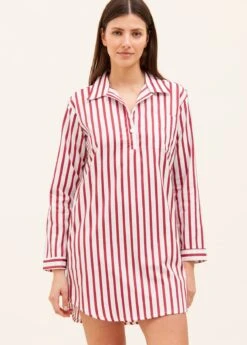 Fashion Pajama Shop 56 Melrose Stripe Nightshirt