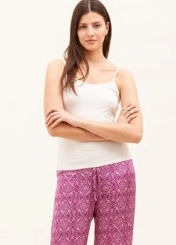 Seville Pink Silk Pyjama Bottoms -Fashion Pajama Shop tall silk pyjamas sp