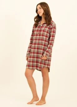 Jam Sandwich Organic Nightshirt -Fashion Pajama Shop womens british made cotton nightshirt js