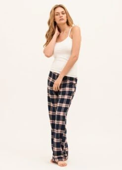 Tummel Check PJ Trousers -Fashion Pajama Shop womens british made pyjamas tc