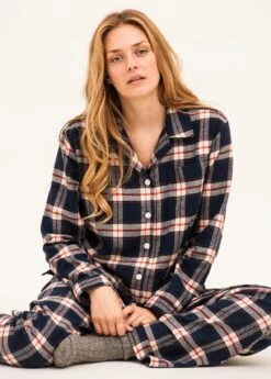 Tummel Check Pyjamas -Fashion Pajama Shop womens british made pyjamas tcb