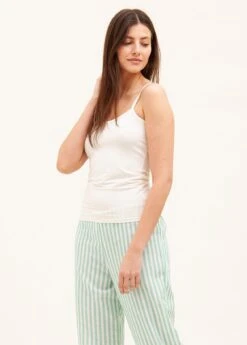 Lavant Green Stripe PJ Trousers
