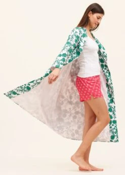 Calypso Dressing Gown -Fashion Pajama Shop womens lined dressing gown c