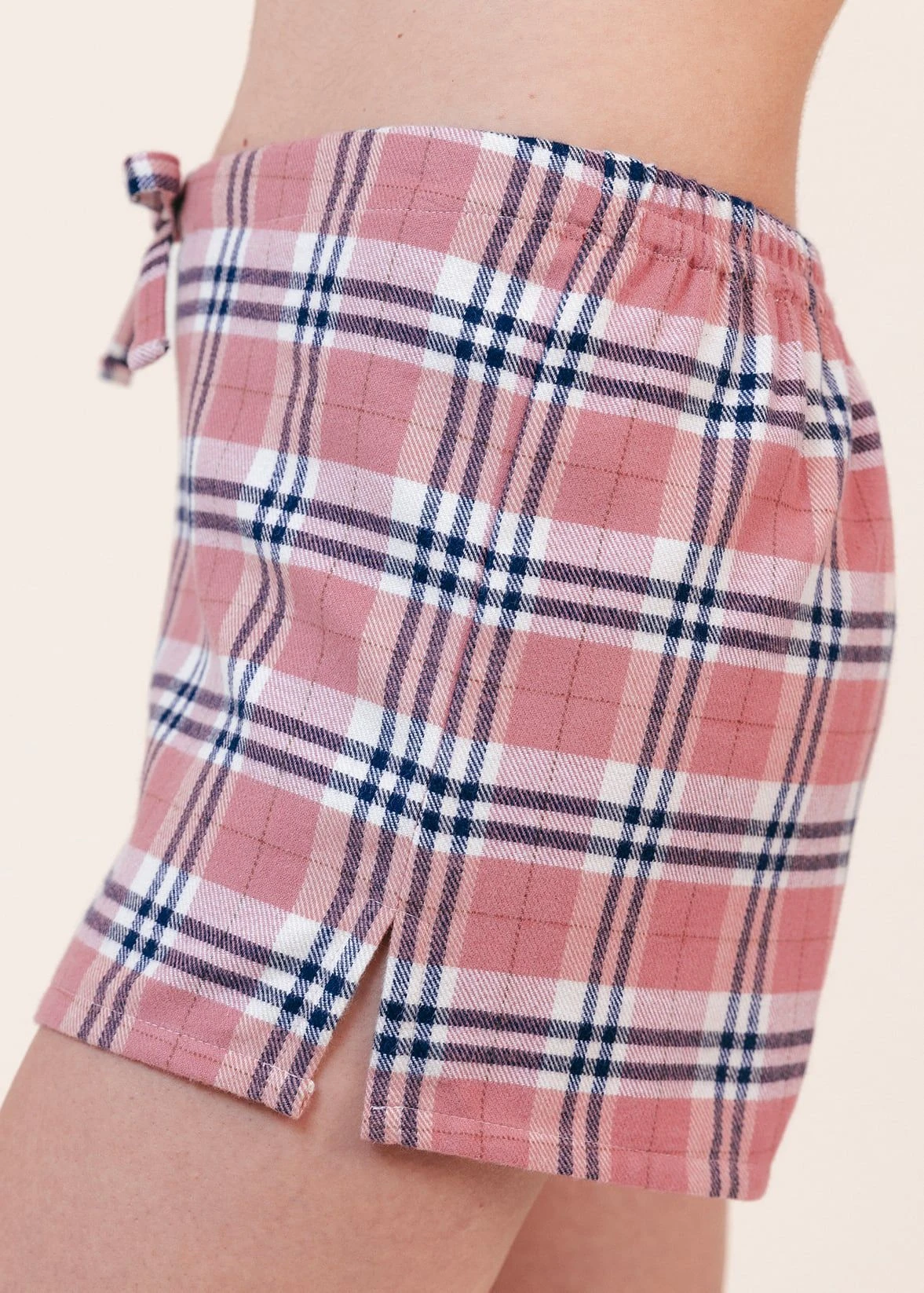 Woolacombe Check Pyjama Shorts 4 Woolacombe Check Pyjama Shorts - Image 2