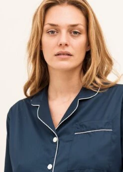 Blue Moon Pyjamas -Fashion Pajama Shop womens navy blue pyjamas
