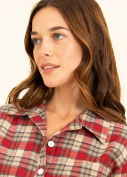 Jam Sandwich Organic Nightshirt -Fashion Pajama Shop womens organic brushed cotton nightshirt js