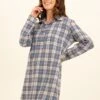 Lomond Organic Nightshirt 1 Lomond Organic Nightshirt -Fashion Pajama Shop womens organic brushed cotton nightshirt lo1