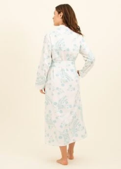 Fleur Dressing Gown -Fashion Pajama Shop womens pretty dressing gown f