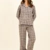 Appletree Check Wool Blend Pyjamas -Fashion Pajama Shop wool blend pyjamas ac