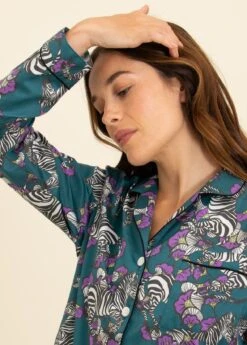 Zebra Pyjamas -Fashion Pajama Shop zebra print pjs zeb